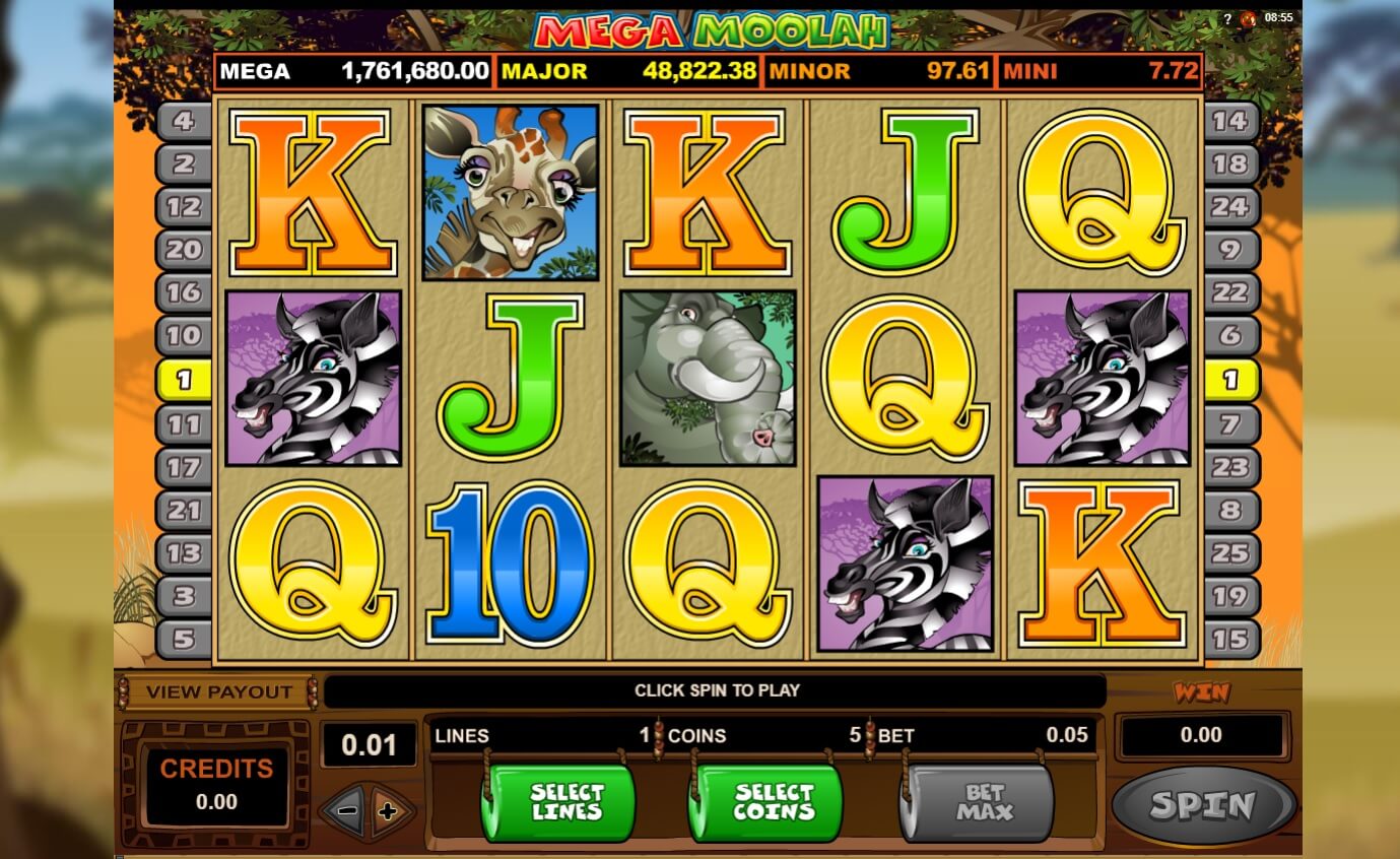 mega moolah jackpot slot